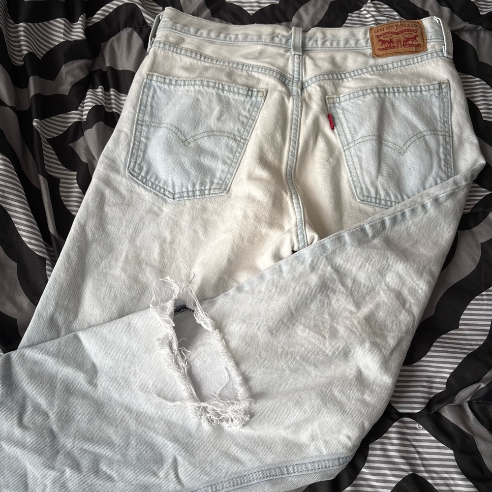 Levi's Faded Blue Men's Straight Jeans
